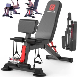 14-in-1 Foldable Dumbbell Bench Weight Pre-Assembled Multi-Functional