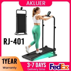 Non-Electric Treadmill with Dual Flywheel & Fixed Incline